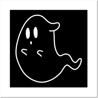 cute ghost Posters and Art